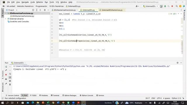 MN 7 Nov 20 Sistemas EDs en Python смотреть онлайн