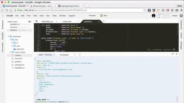 Starter-Pack for WebDev (Gulp+Bower+Sass+Browser-sync+Wiredep) смотреть онлайн