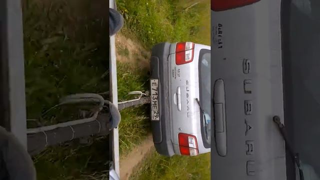 Subaru Forester 2001 с прицепом на природе Ч.1 смотреть онлайн