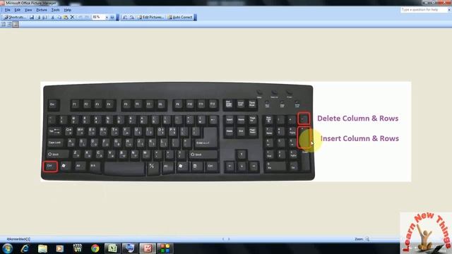 Shortcut Key for Delete/Insert Column & Rows in MS Excel смотреть онлайн