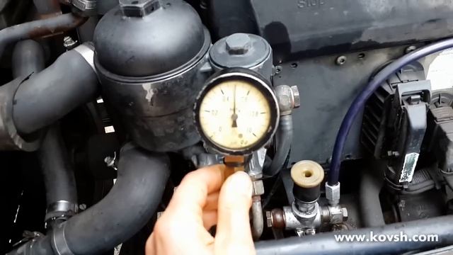 Давление подкачки после замены подкачивающего насоса на MERCEDES BENZ Atego 4.3 (OM 904) смотреть онлайн