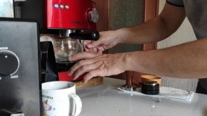 Polaris pcm 1528ae + Delonghi KG79 - капучино