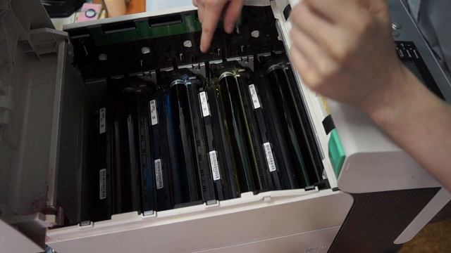 Kyocera c5350DN. Частичный разбор и профилактика. смотреть онлайн