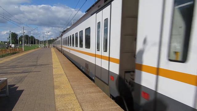 Электропоезд ЭП2Д-0002 ЦППК платформа Рассудово 16.06.2019 смотреть онлайн