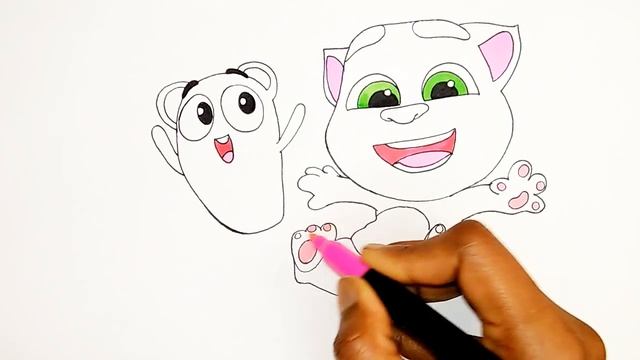 The best Moments of Talking Tom | How To Draw Talking Tom | Happiest Talking Tom смотреть онлайн