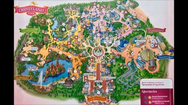 Disneyland Paris Maps Over the Years смотреть онлайн
