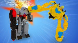 Игры битвы Роботов Трансформеров - Автобот Бамблби спасает город! - Лучшие видео для мальчиков