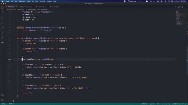 [Leetcode] 1249. Minimum Remove to Make Valid Parentheses смотреть онлайн