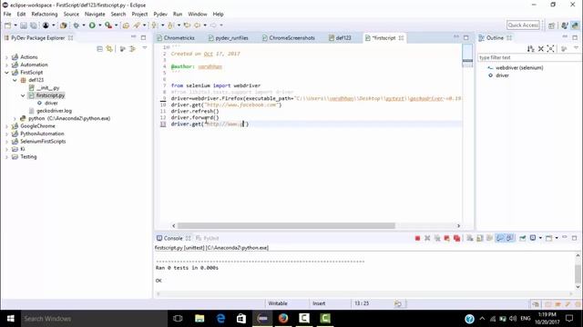 Navigate Forward Backward Refresh in Selenium Webdriver using python || Selenium Webdriver смотреть онлайн