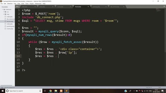 Creating a Realtime PHP Chatroom Using PHP & Jquery #7 смотреть онлайн