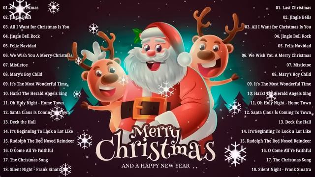 100 лучших рождественских песен всех времен?Лучшие рождественские песни? Рождественские песни 2023 смотреть онлайн