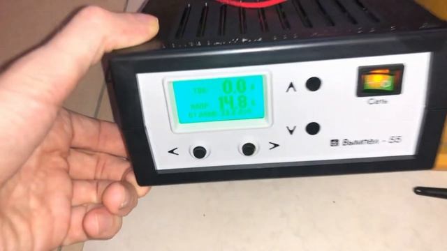 Зарядное устройство для автомобильного аккумулятора Вымпел 55 и аккумулятор Аком EFB , продолжение смотреть онлайн