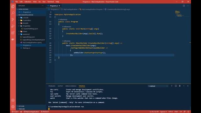 ASP NET Core | File exploration | Program.cs | Startup.cs | Kestrel смотреть онлайн
