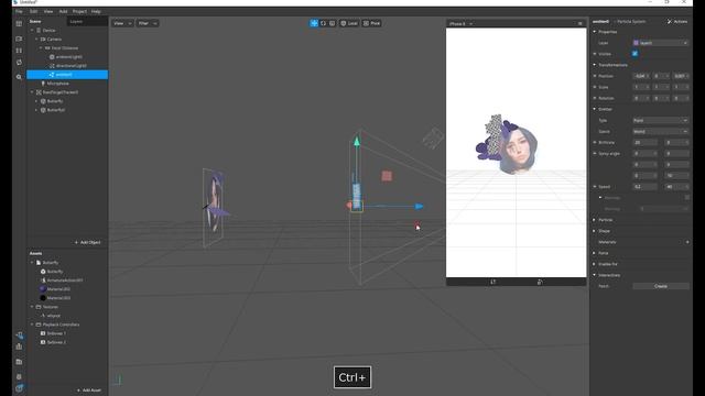 Добавление таргет трекера в SPARK AR. Target tracking. смотреть онлайн