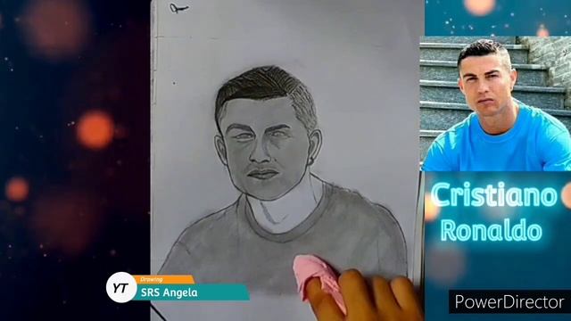 How to draw Cristiano Ronaldo step by step SRS Angela /Drawing tutorial for beginners смотреть онлайн