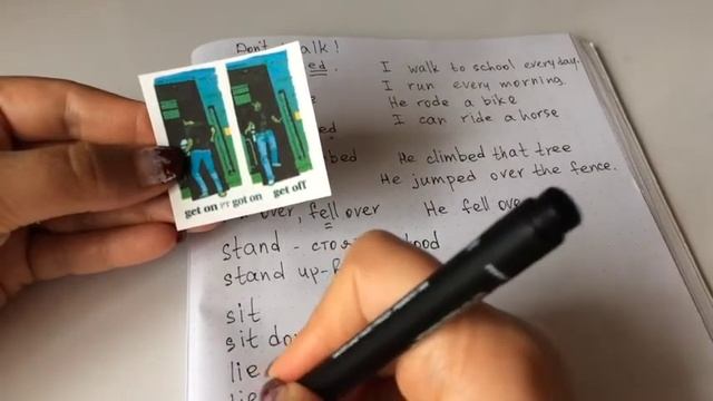 vocabulary people lesson 5 (Глаголы, описывающие физические действия смотреть онлайн