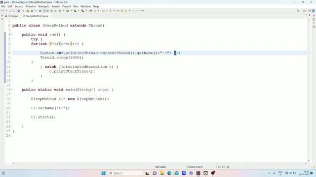 sleep method in java multithreading | ms coder смотреть онлайн