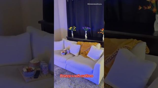 Living room makeover with 25home plume loveseat смотреть онлайн