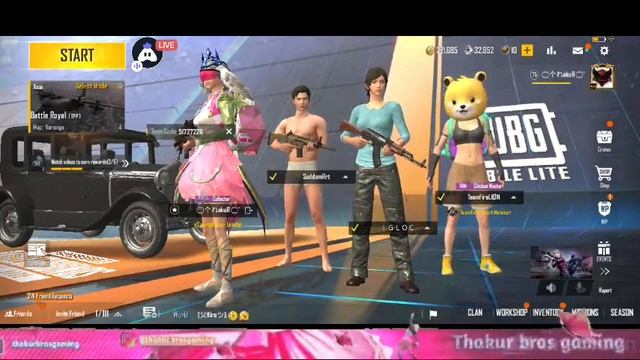 Pubg lite live stream | pubg lite girl gamer join with team code #pubglitelive #livestream смотреть онлайн