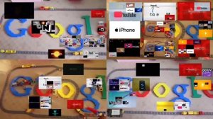 Сборник заставок в одном экране №165. Collection of screensavers in one screen №165.