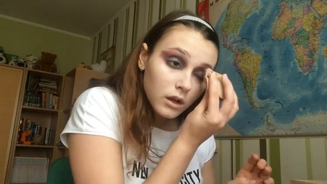 ПРОСТОЙ МАКИЯЖ НА ХЭЛЛОУИН | HALLOWEEN MAKEUP ? смотреть онлайн