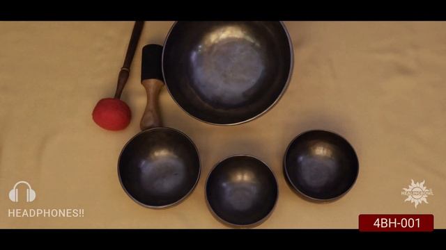 4BH 001 Поющая чаша купить / Купить поющие чаши для медитации / Тибетские чаши для йоги и массажа смотреть онлайн