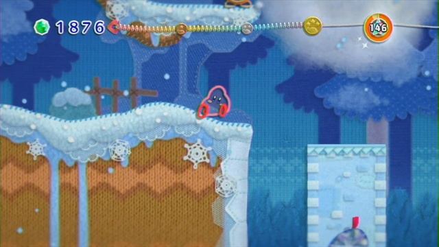 Snowy Fields | Kirby's Epic Yarn Walkthrough "30/51" (No Commentary) смотреть онлайн