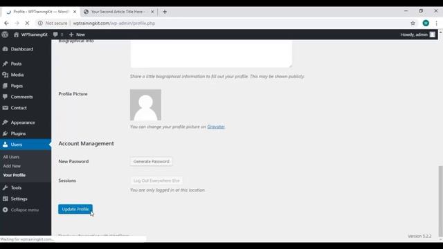 How To Edit User's Profile And Add New Users In WordPress English | Vedio # 23 | смотреть онлайн