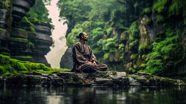 Rainy Day in Japan - Japanese Bamboo Flute - Zen Music For Soothing, Meditation, Healing смотреть онлайн