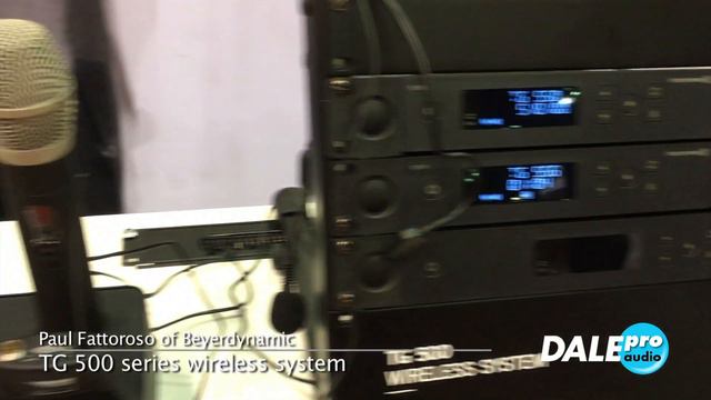 Dale Pro Audio - Paul Fattoroso Beyerdynamic TG 500 series wireless system. смотреть онлайн