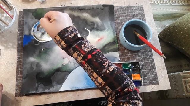Рисуем космос | Онлайн мастер-класс по изобразительному искусству, посвящённый Дню космонавтики смотреть онлайн