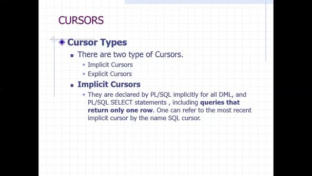 curser in plsql смотреть онлайн