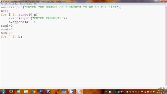 Python Program to Print Sum of Negative,Positive Even and Positive Odd Numbers in a List in Tamil смотреть онлайн