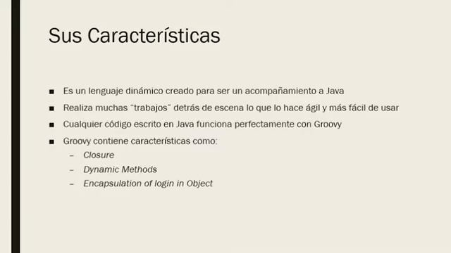Groovy - Lenguaje de Programación смотреть онлайн