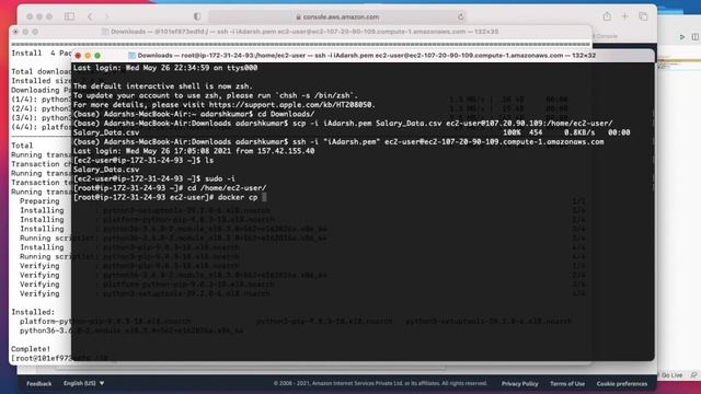 Training Machine Learning Model Inside a Docker Container смотреть онлайн