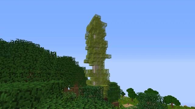 Деревья в моде Властелин колец для Майнкрафт 1.7.10 | Сервер Enchald LOTR смотреть онлайн