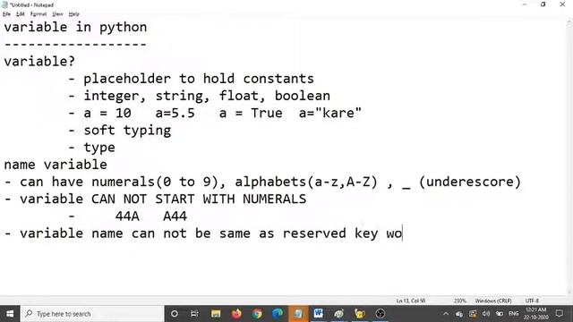 Python || Variables смотреть онлайн