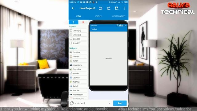 Facebook Android app create with Android mobile sketchware Android apps /Aaura Technical смотреть онлайн