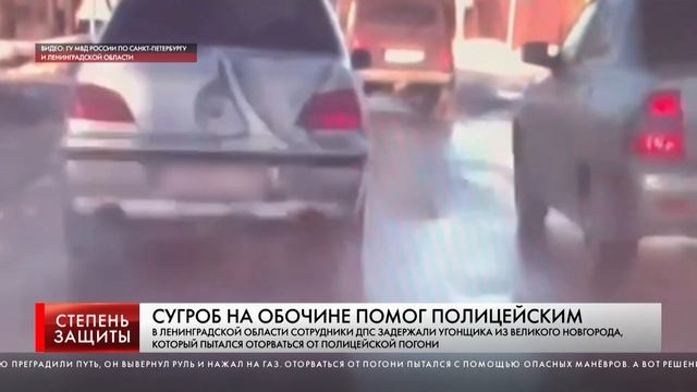 СУГРОБ НА ОБОЧИНЕ ПОМОГ ПОЛИЦЕЙСКИМ смотреть онлайн