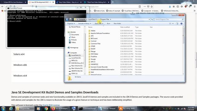 Downloading and installing JDK 8 on windows 7 32 bit смотреть онлайн