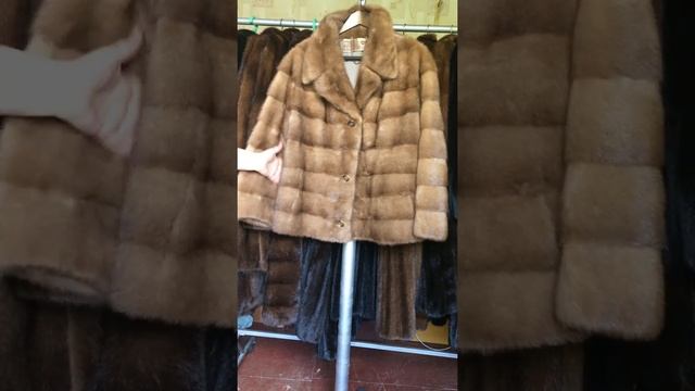 Норковая шуба трансформер 2 в 1 №020 Норковые шубы б/у из Германии. смотреть онлайн