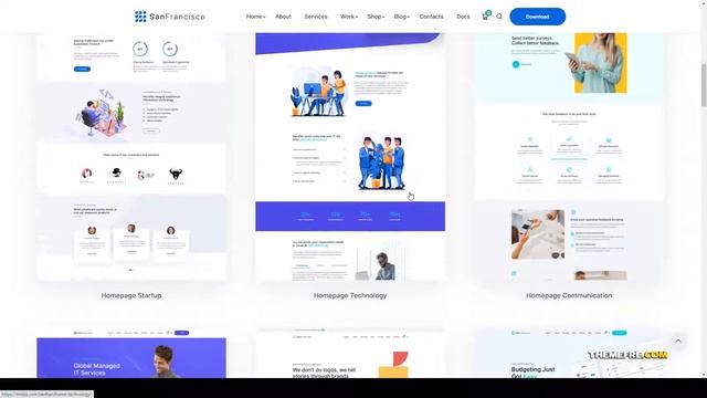 San Francisco - IT Technology and Creative WordPress Theme saas modern Build Website смотреть онлайн
