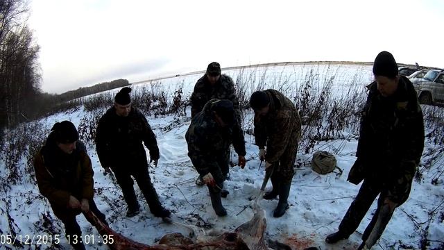 ошкуривание и разделка лося смотреть онлайн