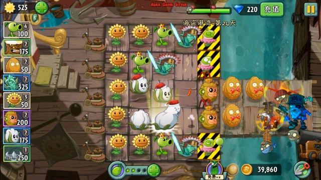 Plants vs. Zombies 2 (China) - Unlocked 2 new Plants - Pirate Seas Day 24 (Ep.51) смотреть онлайн