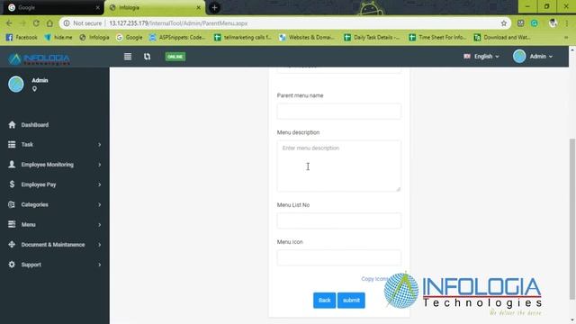 Infologia Technologies HRMS Tool -Full Demo смотреть онлайн