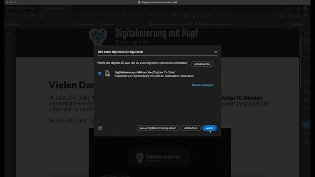 Tutorial: PDF digital unterschreiben mit Adobe Acrobat (digitale Signatur) смотреть онлайн