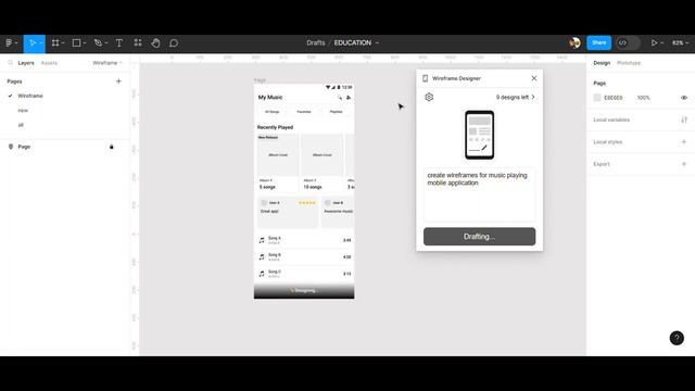 Wireframe in 30 seconds | AI Plugin | + Figma LINK in description ? смотреть онлайн