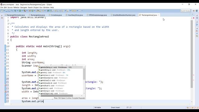 Java - Keyboard Input - C1 - 01 - Basic Input смотреть онлайн