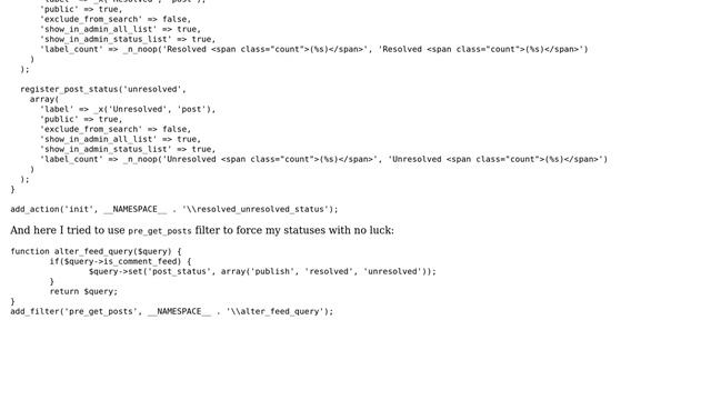 Wordpress: Comments Feed & Custom Post Statuses смотреть онлайн