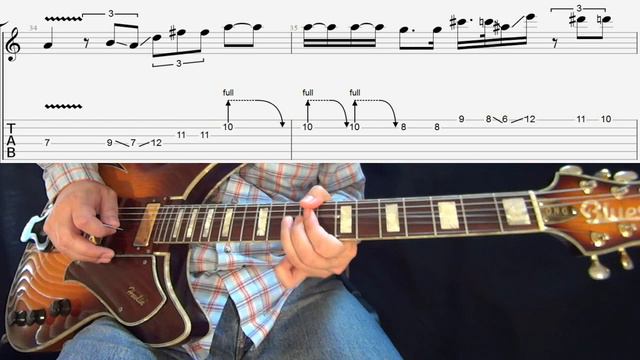 ギターレッスン【Something/The Beatles（サムシング/ビートルズ）】ソロの弾き方をTAB譜付きで解説！ смотреть онлайн